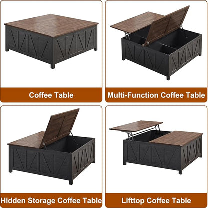 chartustriable 43.3“ Lift Top Coffee Table - Image 5