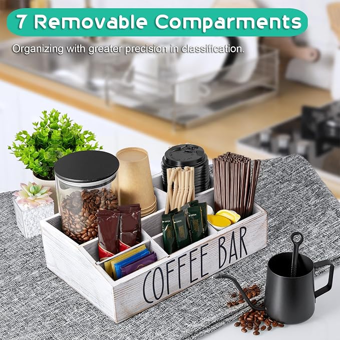 ALELION White Coffee Station Organizer - Image 4