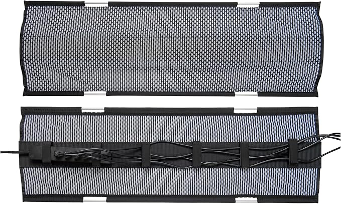 PERFECT POSTURE Mesh Cable Organizer – Under Desk Cable Management by PerfectPosture