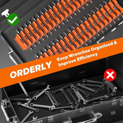 40PCS Modular Wrench Organizer Wrench Holder - Image 5