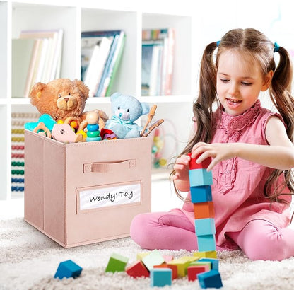 11 Inch Storage Cube, Storage bin, cube storage Foldable Fabric Cube Storage - Image 5