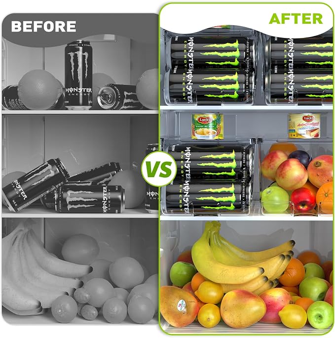 4 Pack Tall Skinny Can Organizer - Image 6