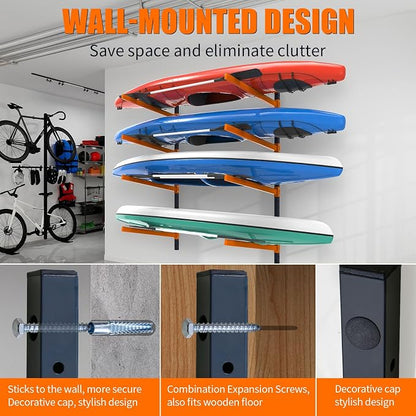 Kayak Storage Rack, Wall Mount Kayak Racks - Image 3