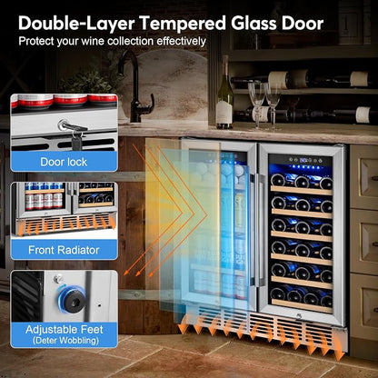 30" Wine and Beverage Refrigerator - Image 6
