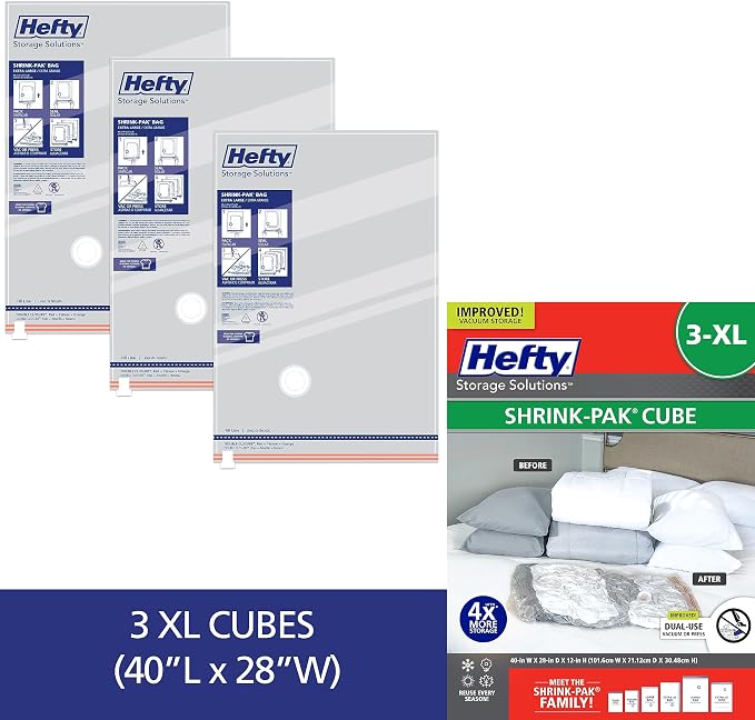 Hefty Shrink-Pak Vacuum Storage Bags - Image 3