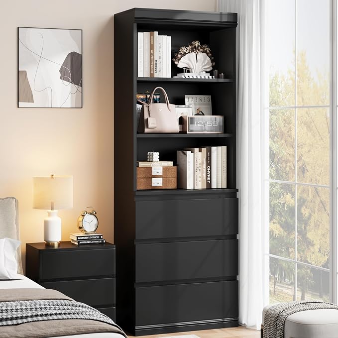 GarveeHome 70" Tall Bookcase by GarveeHome