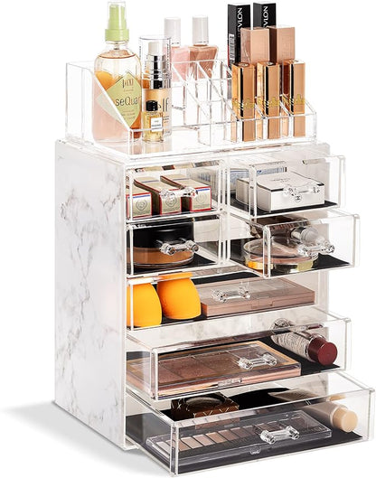 Sorbus Clear Cosmetic Makeup Organizer by Sorbus