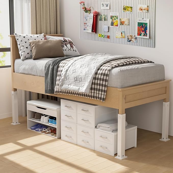 BOLUO Stackable Storage Drawers Closet Organizers and Storage Fabric White 2 - Image 7