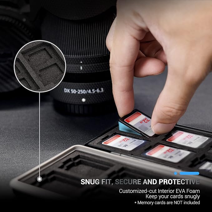 CFexpress Type A Card SD Card Holder Case Storage, Water-Resistant Shockproof - Image 2