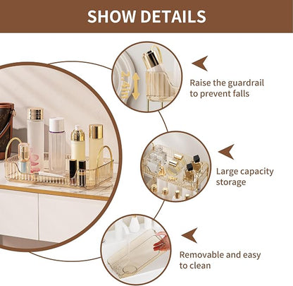 YCIA&DONE Bathroom Organizer Countertop, Makeup Storage, Skincare Cosmetic Tray - Image 3