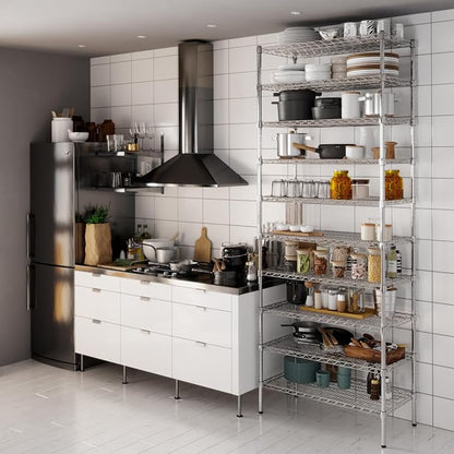 18" Deep x 36" Wide x 96" Height Wire Shelving Kit | 10-Tier | NSF Commercial - Image 6
