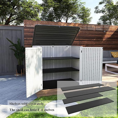 KINYING Larger Outdoor Storage Shed Weather Resistance, Horizontal Outdoor - Image 6
