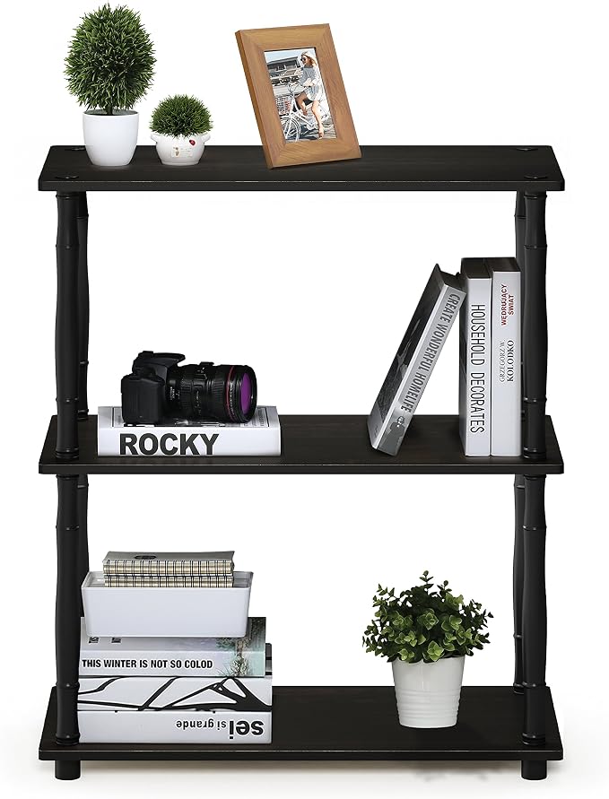 Furinno Turn-N-Tube 3-Tier Compact Multipurpose Shelf Display Rack - Image 4