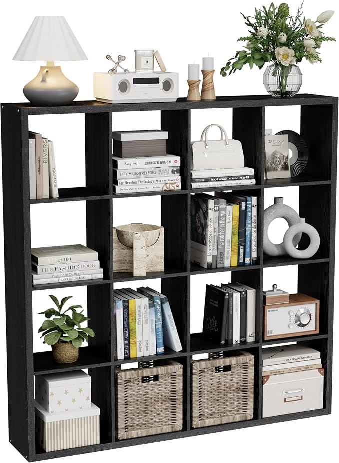 VDNEND Cube Storage Organizer Bookcase, Decorative 11 inch Open Back Cubical by VDNEND