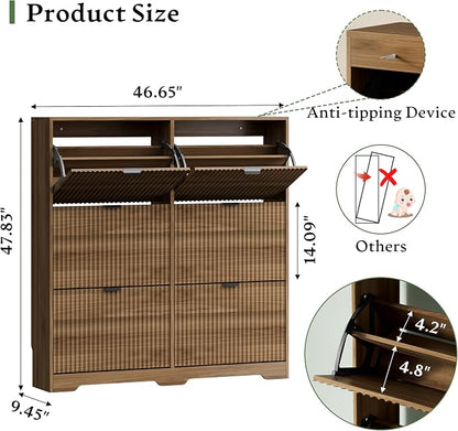 Xixini Shoe Storage Cabinet for Entryway - Image 2