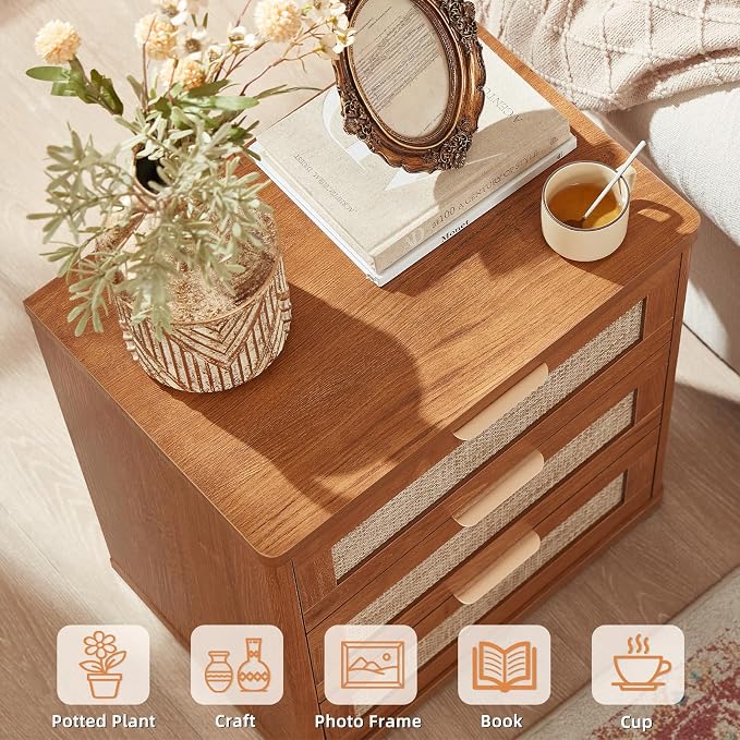 LEYAOYAO Rattan Night Stand - Image 8