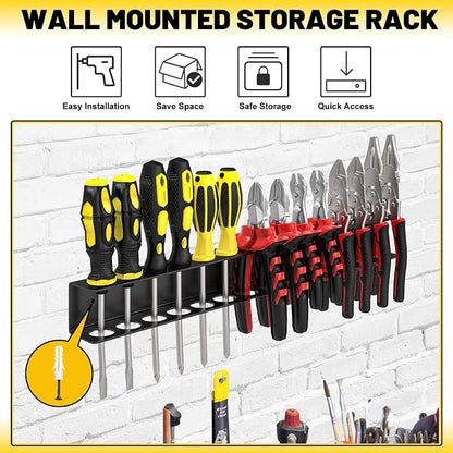 Screw Driver Holder Wall Mount, Screwdriver Organizer, Metal Plier Organizer - Image 4