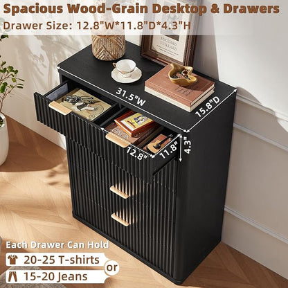 LEYAOYAO Fluted 6 Drawers Dresser - Image 6