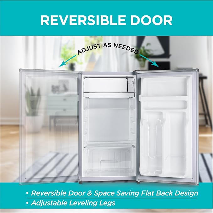 BLACK+DECKER 3.2 Cu. Ft. Compact Refrigerator, ENERGY STAR Small Refrigerator - Image 5
