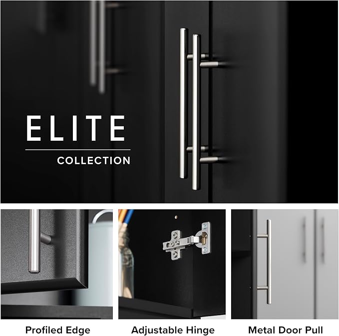 Prepac Elite Tall Garage Storage Cabinet & Pantry Storage Cupboard, 2-Door - Image 5