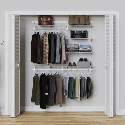 ClosetMaid ShelfTrack Wire Closet Organizer System, Adjustable from 5 to 8 Ft. - Image 2