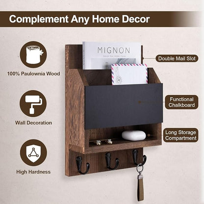Key and Mail Holder for Wall, Key Holder - Image 3
