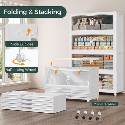 1100QT Extra Large Stackable Storage Bins - Image 4