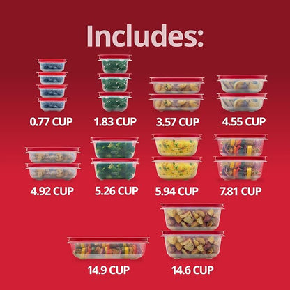 Rubbermaid EasyStore Containers, 44-Piece Set, Food Storage Containers - Image 6
