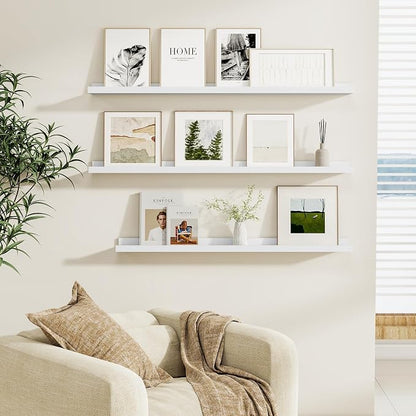 Fun Memories Picture Ledge Shelf, 40 Inch Picture Shelves - Image 5