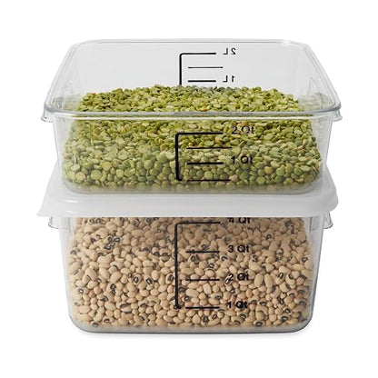 Rubbermaid Commercial Products, Space Saving Square Food Storage Container - Image 4