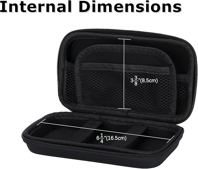 Ginsco Hard Shell Protection Case Electronic Accessories Organizer Pouch - Image 6