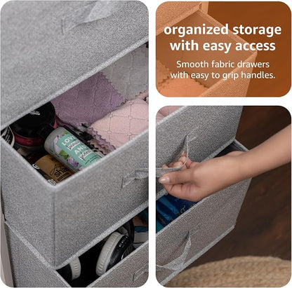 Amazon Basics Fabric 4-Drawer Storage Organizer Unit - Image 4