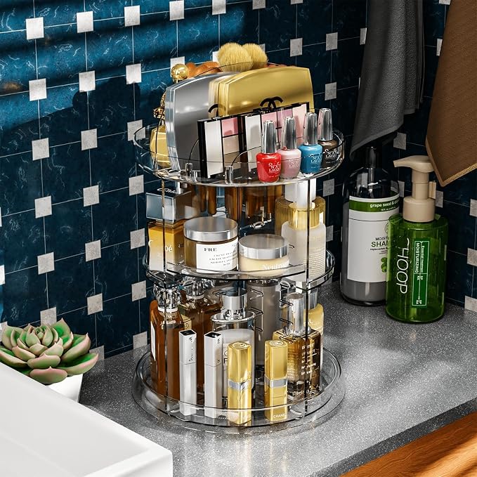 Yieach 360 Rotating Makeup Organizer - Image 5