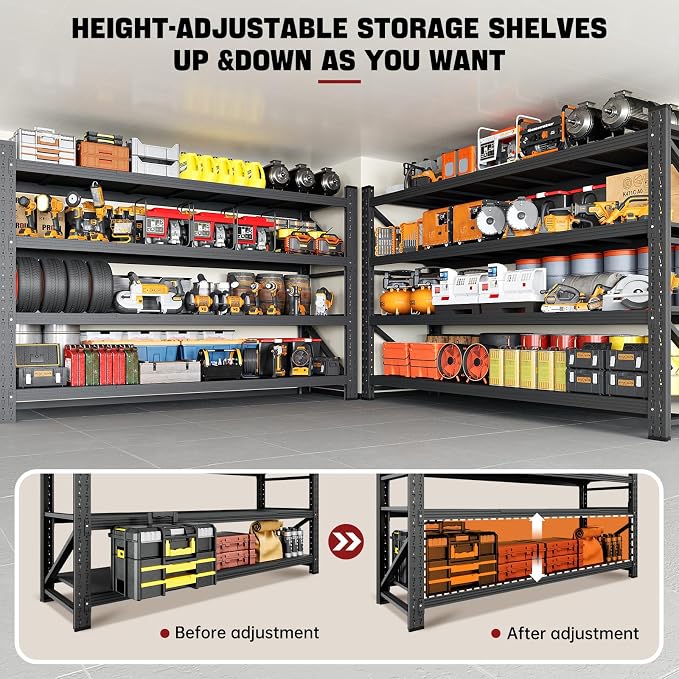 5000LBS Storage Shelves, Shelving Units Industrial Shelving - Image 5