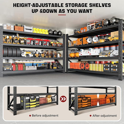 5000LBS Storage Shelves, Shelving Units Industrial Shelving - Image 5