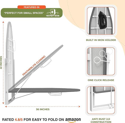 Xabitat Wall Mounted Ironing Board - Image 4