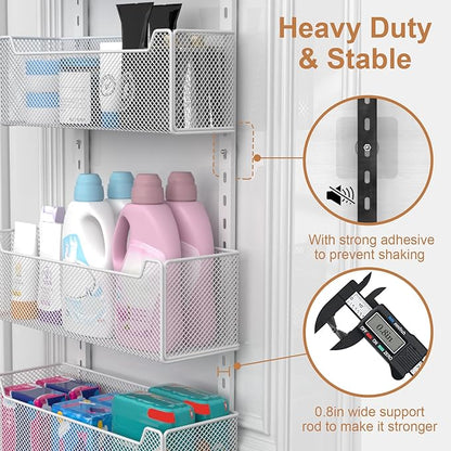 VyGrow Over The Door Organizer, 8-tier Metal Door Organizer Hanging - Image 7