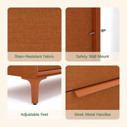 Naima Premium Fabric Dresser - Image 7