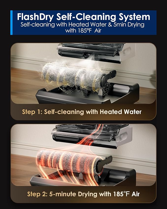 Tineco Floor One Switch S6 Stretch Breeze Wet Dry Vacuum Cleaners, Floor - Image 6