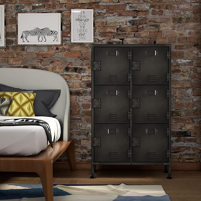 Metal Locker Storage Cabinet, 47.3" Employees Locker - Image 6