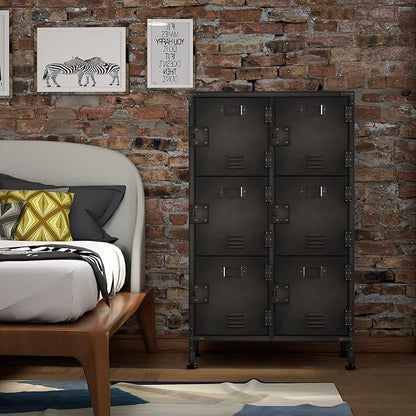 Metal Locker Storage Cabinet, 47.3" Employees Locker - Image 6