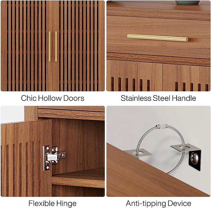Tribesigns Shoe Cabinet, 5-Tier Shoe Storage Cabinet - Image 8