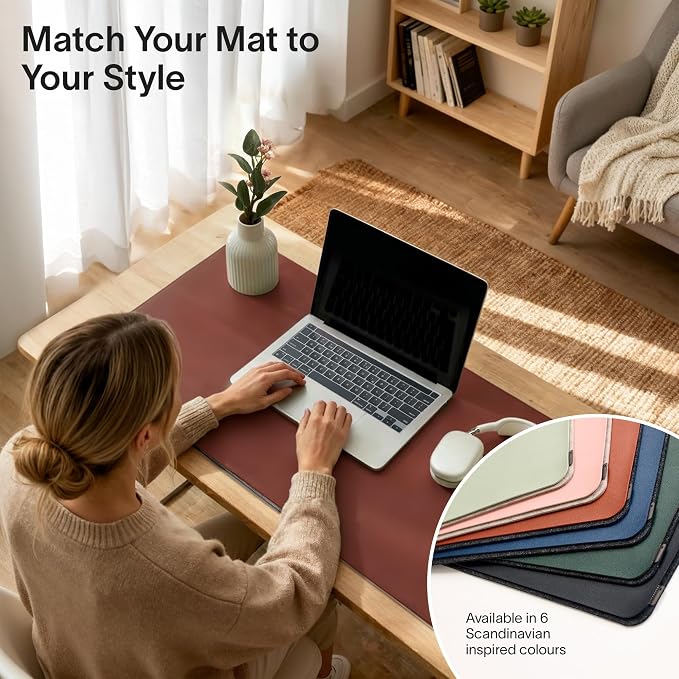 Nordik Felt and Leather Desk Mat - Image 7