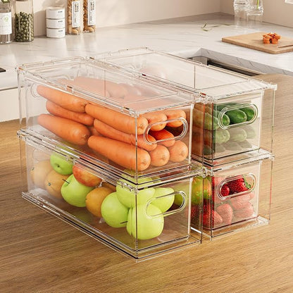 Refrigerator Organizer Bins by GREENBY