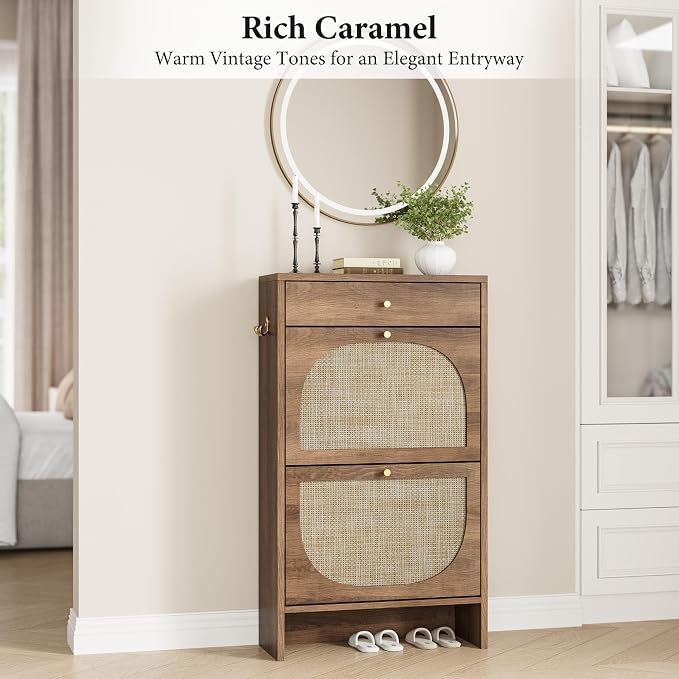 Nicetree Shoe Cabinet for Entryway, Slim Shoe Rack - Image 3