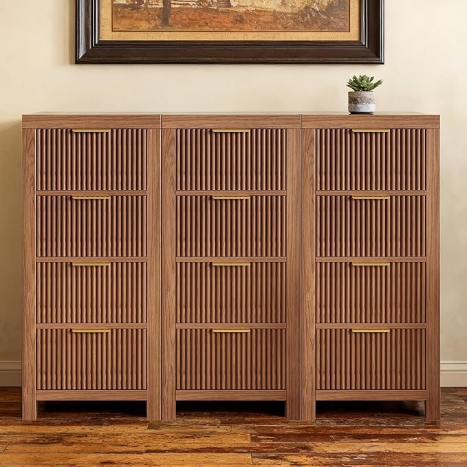 Modern 12-Drawer Solid Wood Dresser by NRITOBY