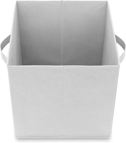 Casafield Set of 6 Collapsible Fabric Cube Storage Bins, Cubby Organizers & More - Image 4