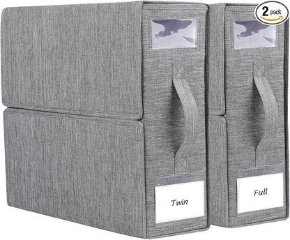 Cosybreeze Bed Sheet Organizer 2 Pack Foldable Linen Closet Organizers and by Cosybreeze