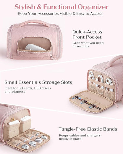 Marscamd Cable Organizer Bag, Travel Cord & Charger Organizer Pouch - Image 4