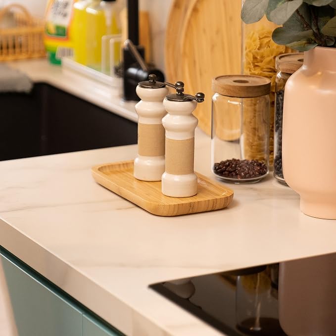 Bamboo Vanity Tray, Bathroom Counter Tray, Toilet Tank Top Tray - Image 5